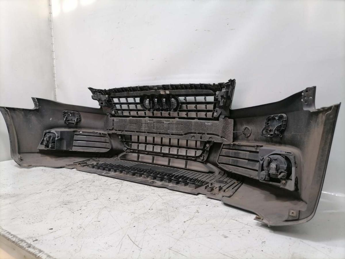 Audi A4 8K B8 original Sto&szlig;stange Stossf&auml;nger vorn LZ7L Lavagrau Bj.2009